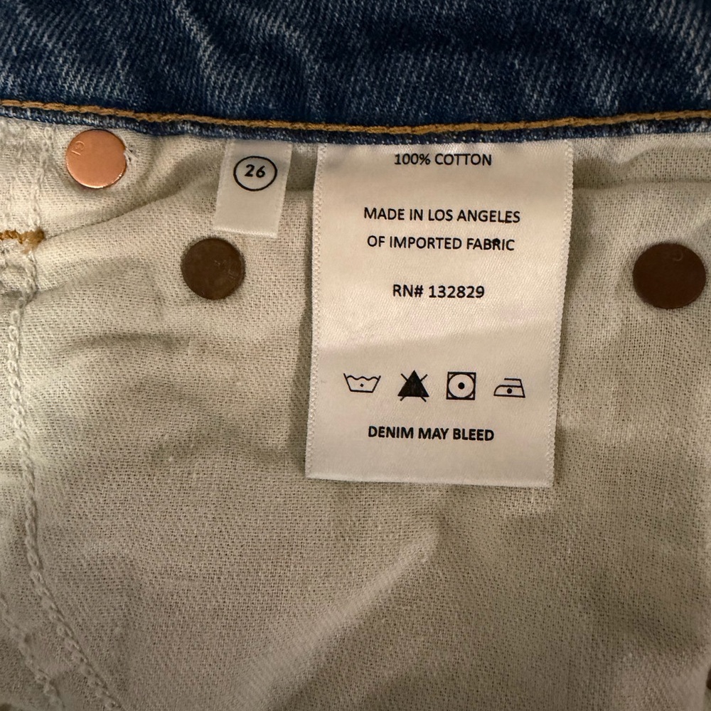 GRLFRND The Melanie High Rise Boot Cut in Lovers Lane (EUC) - Picture 16 of 16